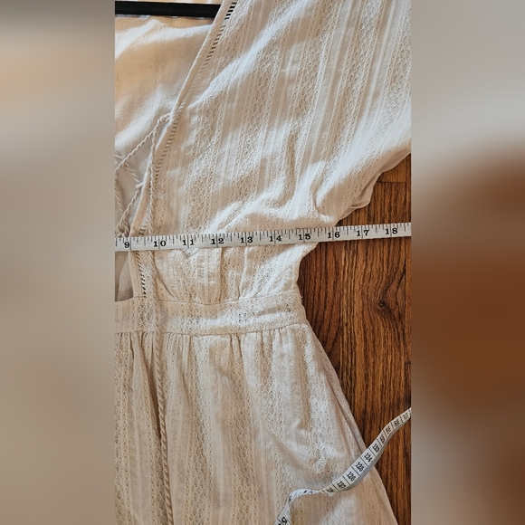 Ale by Alessandra Bruna Mini Dress off White Boho Size Small - Picture 7 of 9